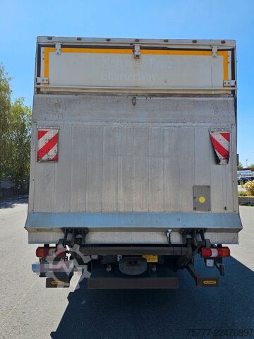 Plattewagen met zeil MERCEDES-BENZ Atego 12-24 PL-SP- Blatt/Luft- Klima- LBW