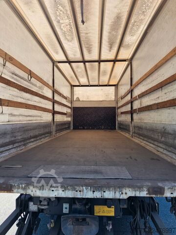 Plattewagen met zeil MERCEDES-BENZ Atego 12-24 PL-SP- Blatt/Luft- Klima- LBW