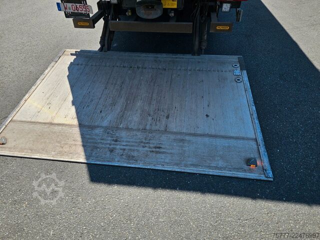 Plattewagen met zeil MERCEDES-BENZ Atego 12-24 PL-SP- Blatt/Luft- Klima- LBW