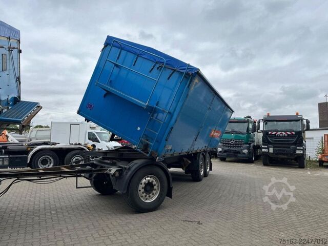 Tresidet tipvognstrailer  Kippanhänger AK 24-3 Kippanhänger Getreidekippan