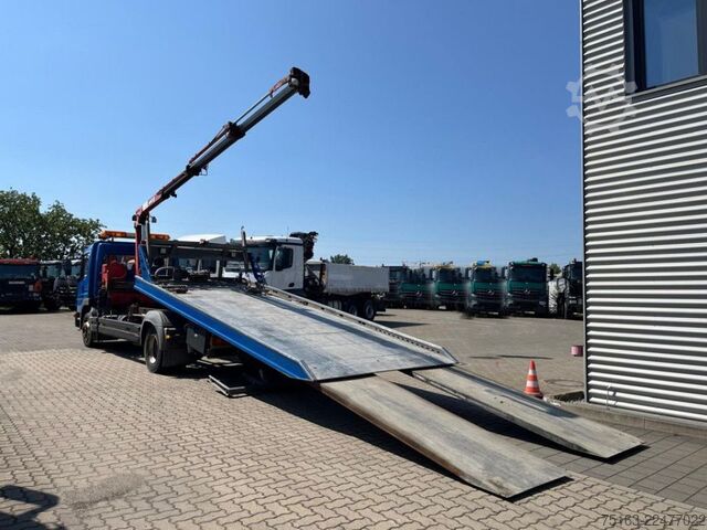 Lastbilmonteret kran MERCEDES-BENZ Atego 1218 L Pritsche Kran Verschiebepl.+Brille