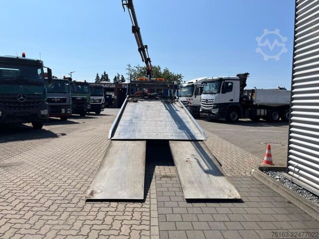 Lastbilmonteret kran MERCEDES-BENZ Atego 1218 L Pritsche Kran Verschiebepl.+Brille