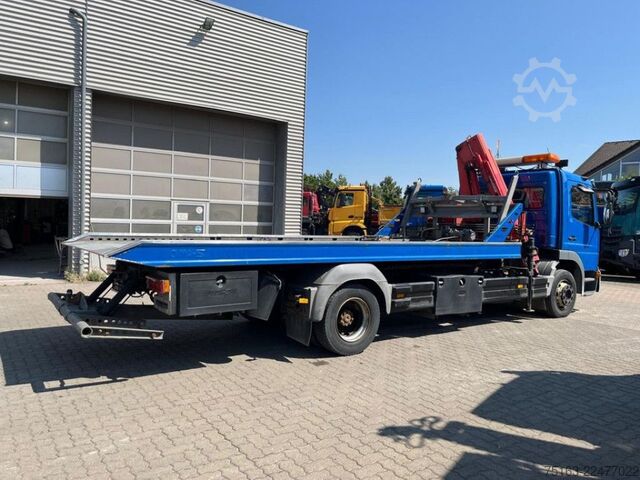 Lastbilmonteret kran MERCEDES-BENZ Atego 1218 L Pritsche Kran Verschiebepl.+Brille