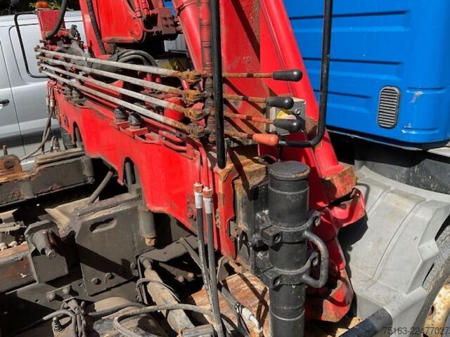 Autotransporter MERCEDES-BENZ Atego 1218 L Pritsche Kran Verschiebepl.+Brille
