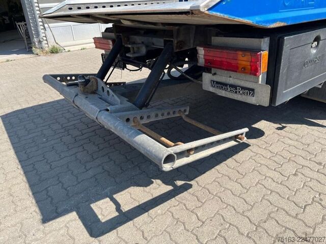 Autotransporter MERCEDES-BENZ Atego 1218 L Pritsche Kran Verschiebepl.+Brille