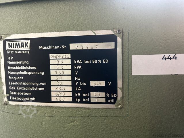 Puntlasmachine Nimak PMP5/35