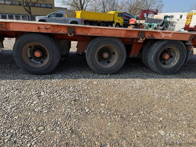 Low loader semi-trailer Reisch RPTS 35/24 Tiefladerauflieger Container