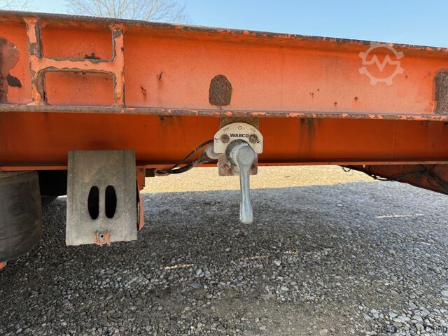 Low loader semi-trailer Reisch RPTS 35/24 Tiefladerauflieger Container