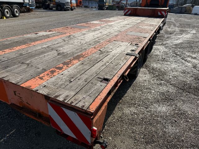 Low loader semi-trailer Reisch RPTS 35/24 Tiefladerauflieger Container