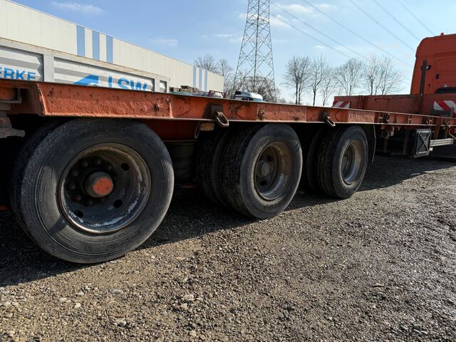 Low loader semi-trailer Reisch RPTS 35/24 Tiefladerauflieger Container