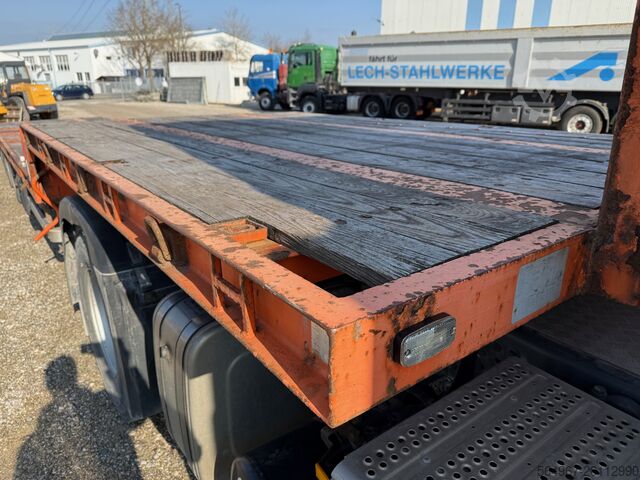 Poluprikolice sa niskim utovarivačem Reisch RPTS 35/24 Tiefladerauflieger Container