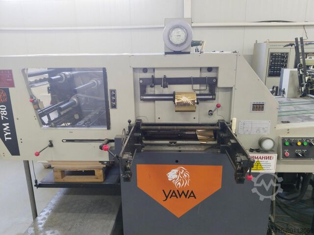 Máquina cortadora de papel Yawa TYM 780 Die cutting Hot Foil