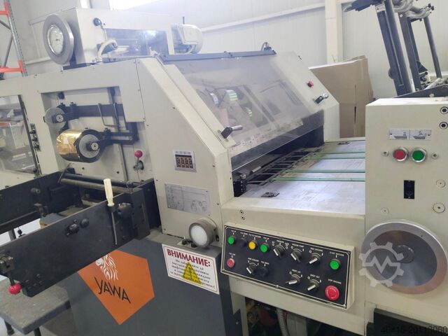 Máquina cortadora de papel Yawa TYM 780 Die cutting Hot Foil