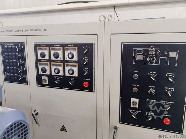 Máquina cortadora de papel Yawa TYM 780 Die cutting Hot Foil