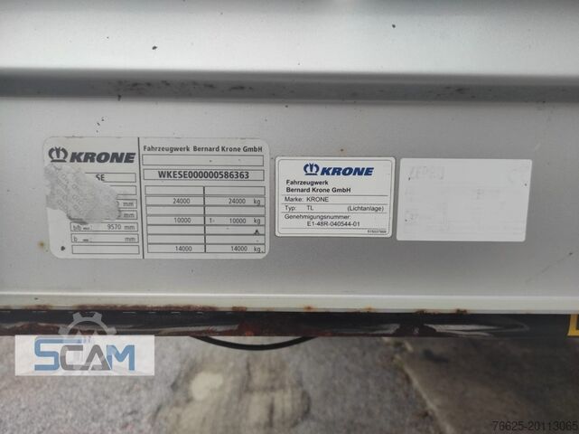 Semirremolque con cortina lateral Krone MONOASSE | Sterzante Tridec | Sponda