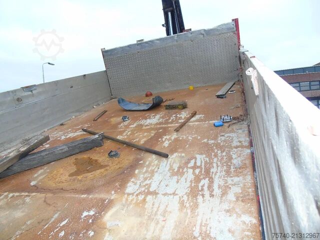 Kraanwagen DAF CF 75.240 ATI + EURO 2 + HIAB 090 + 3SIDE TIPPER