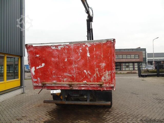 Kraanwagen DAF CF 75.240 ATI + EURO 2 + HIAB 090 + 3SIDE TIPPER