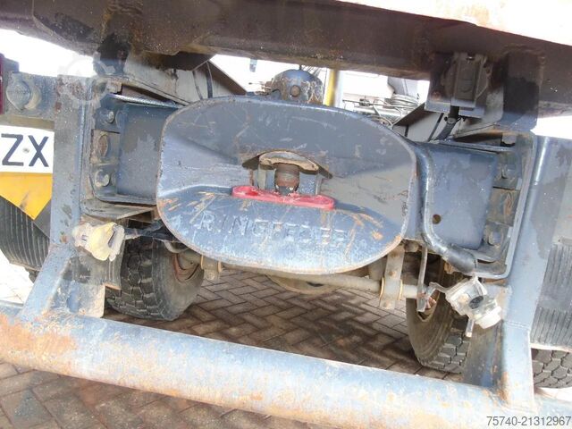 Kraanwagen DAF CF 75.240 ATI + EURO 2 + HIAB 090 + 3SIDE TIPPER