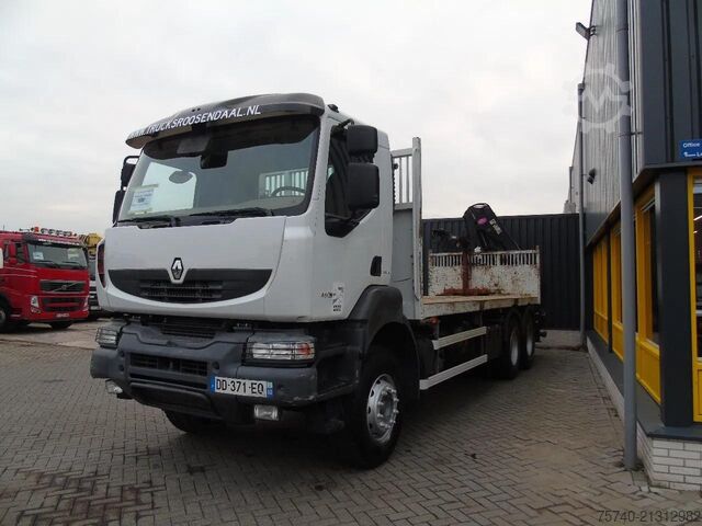 Crane Renault Kerax 460DXI + HIAB 166 HIDUO + 6X4 + EURO 5 + ...