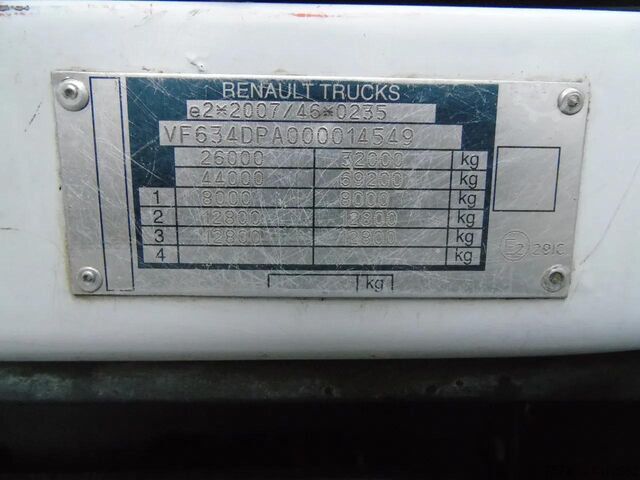 Kranbil Renault Kerax 460DXI + HIAB 166 HIDUO 3 X EXT. + 6X4 + ...
