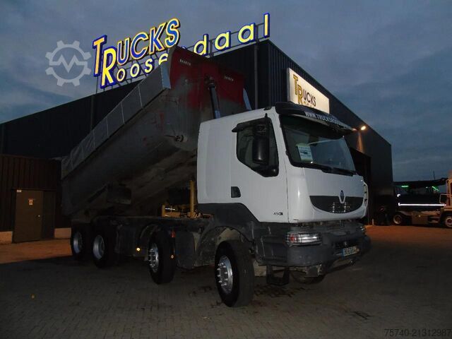 Kipper Renault Kerax 410DXI + 8X4 + MANUAL + SPRING