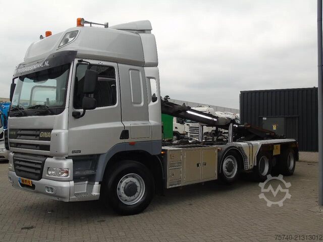 Containertransport (kabelsysteem) Ginaf X 4243 TS + EURO 5 + 8X4 + MANUAL