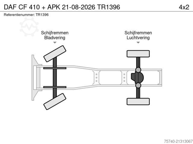 Standard-SZM DAF CF 410 + APK 21-08-2026