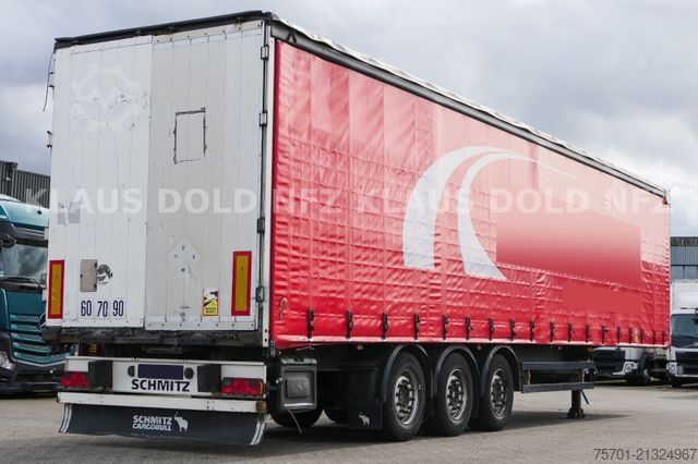 Open oplegger met zeil SCHMITZ CARGOBULL S3 Pritsche Plane Edscha SCHMITZ-ACHSEN