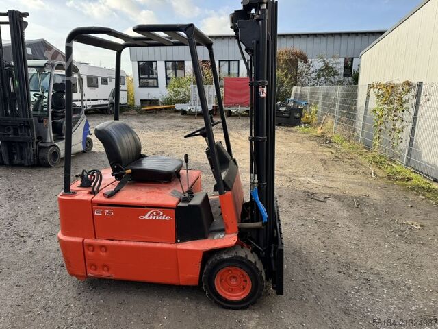 Electric 3-wheel forklift Linde E15