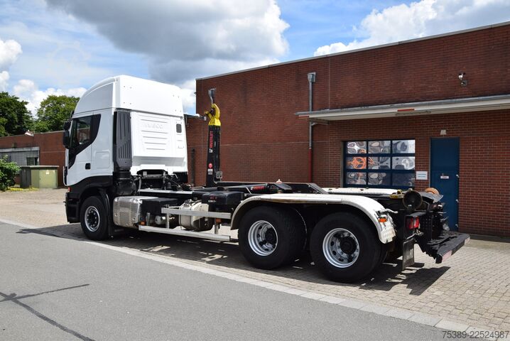 Kipper LKW Iveco Stralis 510 Highway HiabAbrollkipper 6X4
