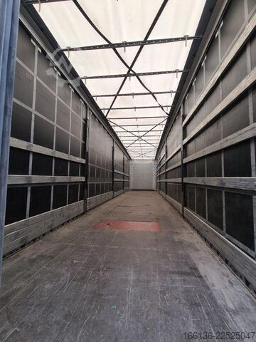 Semiremorcă deschisă cu prelată Fliegl 3-Achs Gardine Mega mit 7m Coilmulde