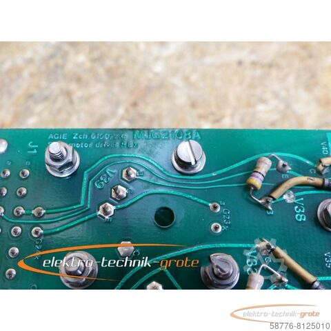 Composant AGIE Agie MJG 2119 A Zch 615072.6 + Step motor driver REX MJG 2113 A 629753.5
