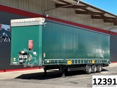 Ανοιχτό ημιρυμουλκούμενο με μουσαμά SCHMITZ CARGOBULL SCB*S3T MegaTrailer Curtainsider Edscha