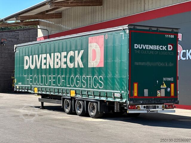 Ανοιχτό ημιρυμουλκούμενο με μουσαμά SCHMITZ CARGOBULL SCB*S3T MegaTrailer Curtainsider Edscha