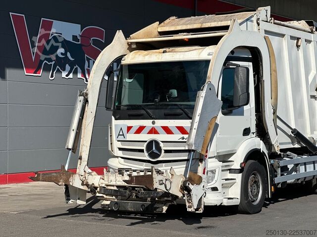 Απορριμματοφόρο MERCEDES-BENZ Antos 2533 6x2 FAUN Frontpress 533 Überkopflader