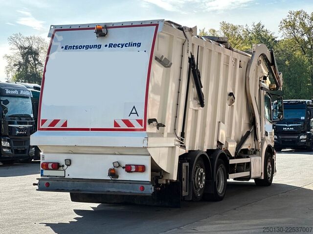 Απορριμματοφόρο MERCEDES-BENZ Antos 2533 6x2 FAUN Frontpress 533 Überkopflader