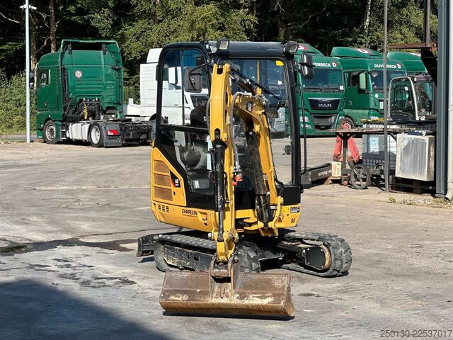 Μίνι εκσκαφέας CATERPILLAR 301.7D Gummikette / 2 Löffel / Schwenkschaufel