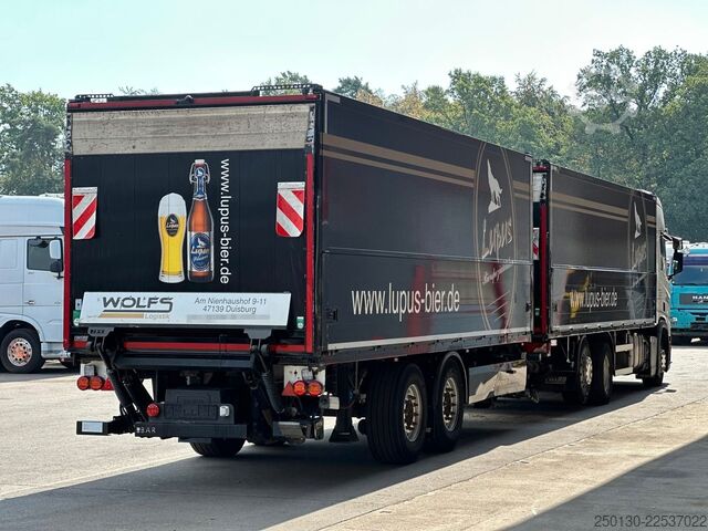 Φορτηγό μεταφοράς ποτών SCANIA R410 6x2 LL EWERS Getränketransport Zug mit LBW