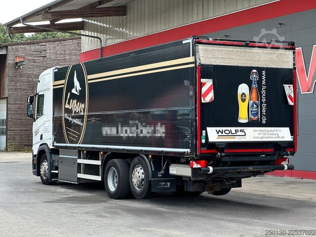 Φορτηγό μεταφοράς ποτών SCANIA R410 6x2 LL EWERS Getränketransport Zug mit LBW