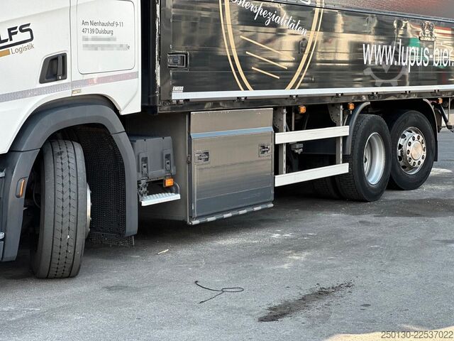 Φορτηγό μεταφοράς ποτών SCANIA R410 6x2 LL EWERS Getränketransport Zug mit LBW