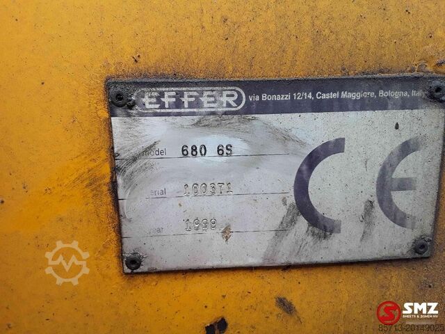 Kraanarm Effer Occ Autolaadkraan Effer 680 6S + radio remote