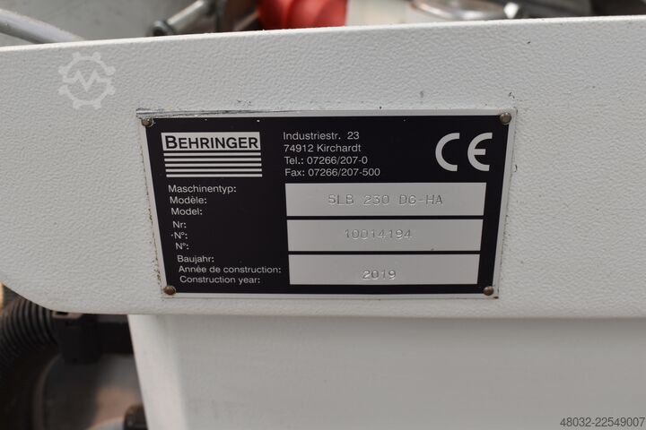 ταινιοπρίονο BEHRINGER SLB 230 DG-HA