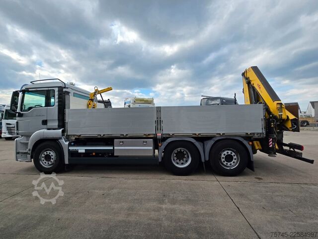 Truck mounted crane MAN TGS 26.360 *  HYVA-KRAN * 19.3M * FERNBEDIENUNG