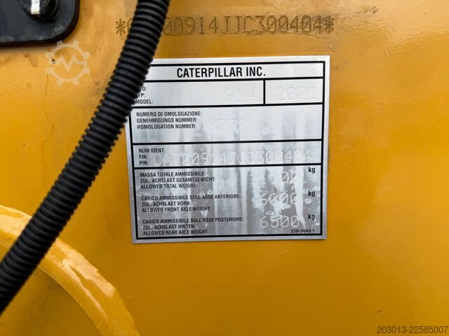 Wiellader CATERPILLAR 914 14A Radlader MIT Schaufel 8,6 Tonnen *2927 h