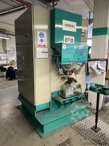 Condensatorontladingslasmachine, condensatorontladingslassen; Spotprojectielasmachine, ( MEGATRONIC CD-1200 / QB 2 / 6P