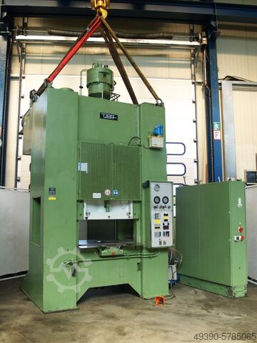 Dubbelstaander hydraulische pers met trekkoordkussen; Hydraulische trekpers, dubbelstaanderpers, dub NEFF RHS 125 Z