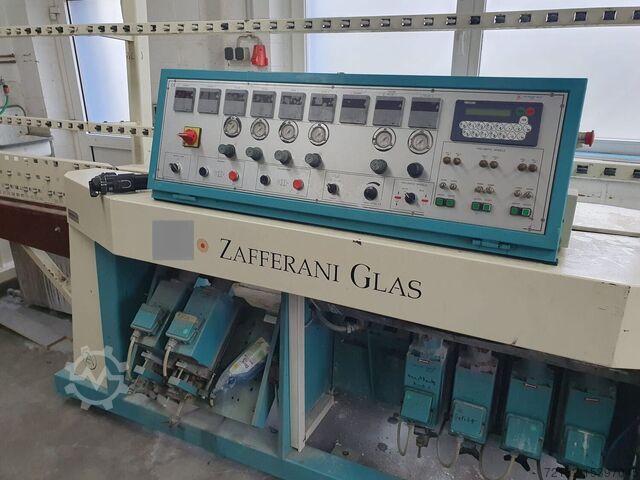 Slibemaskine til glas Zafferani Flat 8