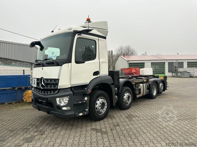 Camion benne à bras amovible MERCEDES-BENZ Arocs 3243 8x2 / M-Tec HLS 20 Silosteller + Funk