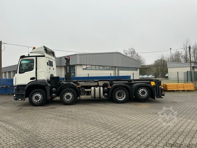 Camion benne à bras amovible MERCEDES-BENZ Arocs 3243 8x2 / M-Tec HLS 20 Silosteller + Funk