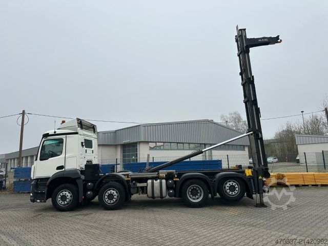 Camion benne à bras amovible MERCEDES-BENZ Arocs 3243 8x2 / M-Tec HLS 20 Silosteller + Funk